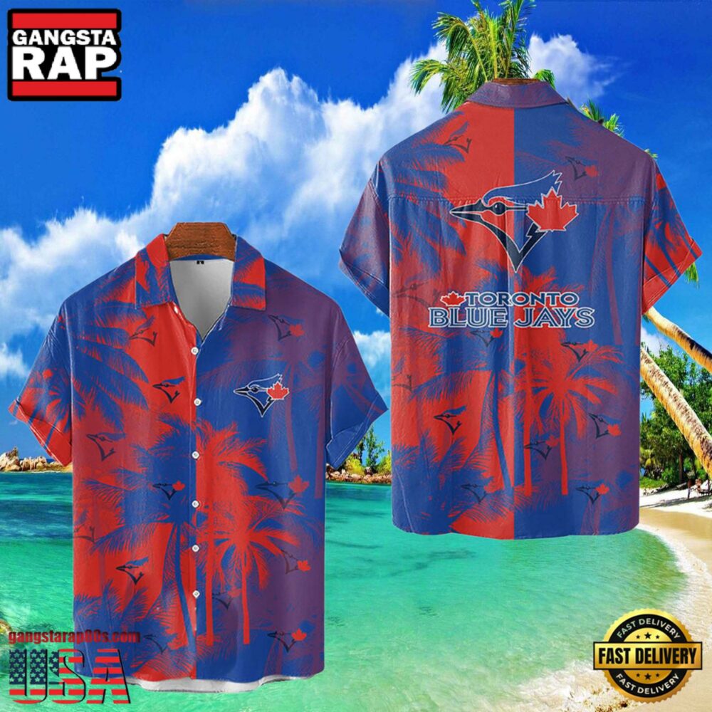 MLB Toronto Blue Jays Tropical Palm Trees Style Hot Trending Hawaiian Shirt MLB Toronto Blue Jays Tropical Palm Trees Style Hot Trending Hawaiian Shirt