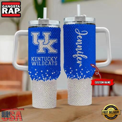 NCAA Kentucky Wildcats Personalized Stanley Diamond Tumbler 40oz
