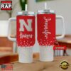 NCAA Nebraska Cornhuskers Custom Name Stanley Diamond Tumbler 40oz 2 NCAA Nebraska Cornhuskers Personalized Stanley Diamond Tumbler 40oz