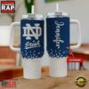 NCAA Notre Dame Fighting Irish Custom Name Stanley Diamond Tumbler 40oz 3 NCAA Notre Dame Fighting Irish Personalized Stanley Diamond Tumbler 40oz