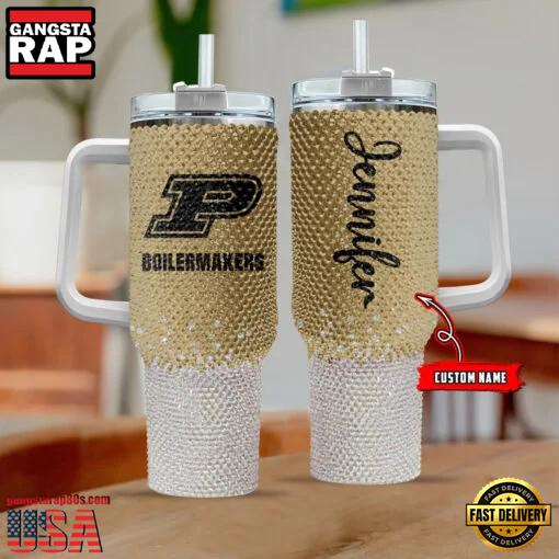NCAA Purdue Boilermakers Personalized Stanley Diamond Tumbler 40oz