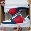 NFL New England Patriots Basic Pattern Football New Design Air Force 1 Running Sneakers Shoes 4 New England Patriots Basic Pattern Football NFL Team Air Force 1 Shoes