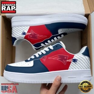 New England Patriots Basic Pattern Football NFL Team Air Force 1 Shoes