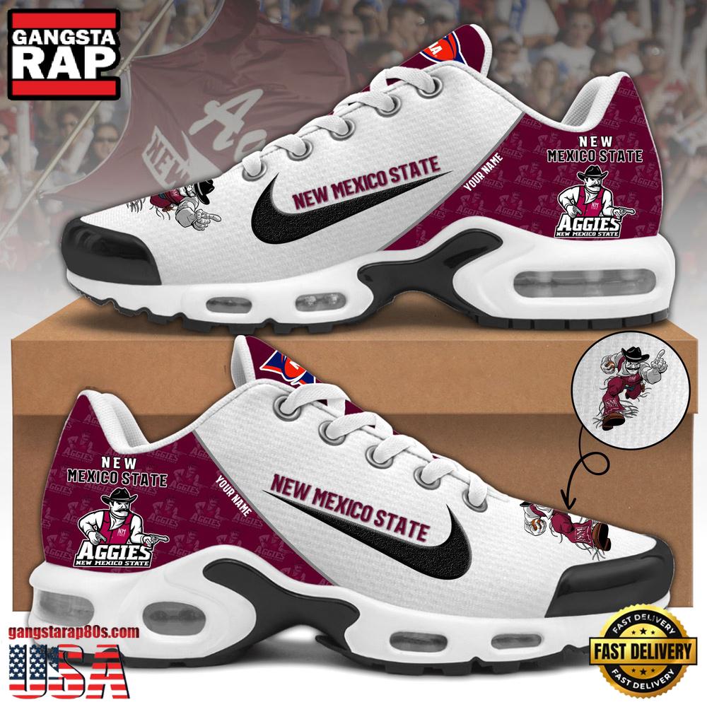 New Mexico State Football Mascot Symbol Custom Air Max Plus Shoes