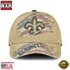 New Orleans Saints American Flag Baseball Cap