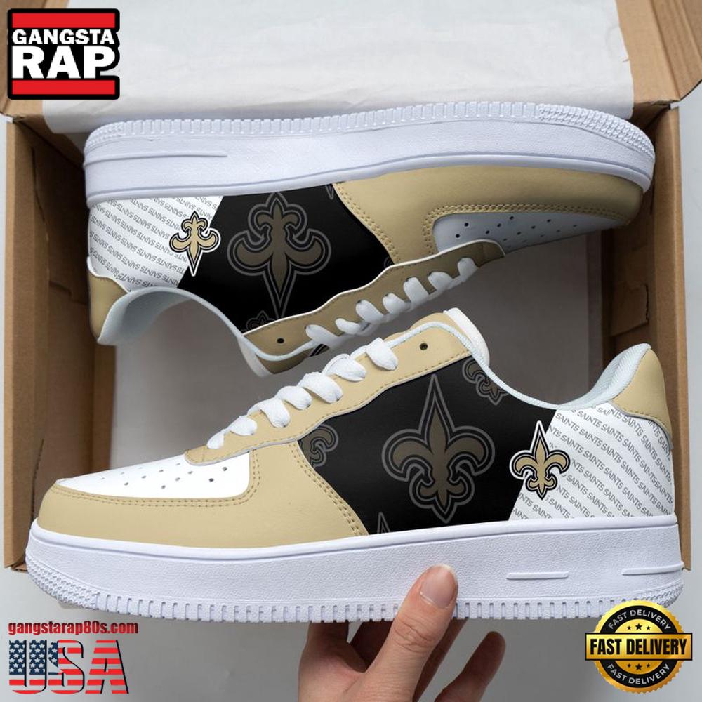 New Orleans Saints Basic Pattern Football NFL Team Air Force 1 Shoes
