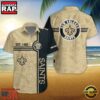 NFL New Orleans Saints Logo Team Custom Name New Design Hawaiian Shirt 3 New Orleans Saints NFL Logo Pattern Custom Hawaiian Shirt
