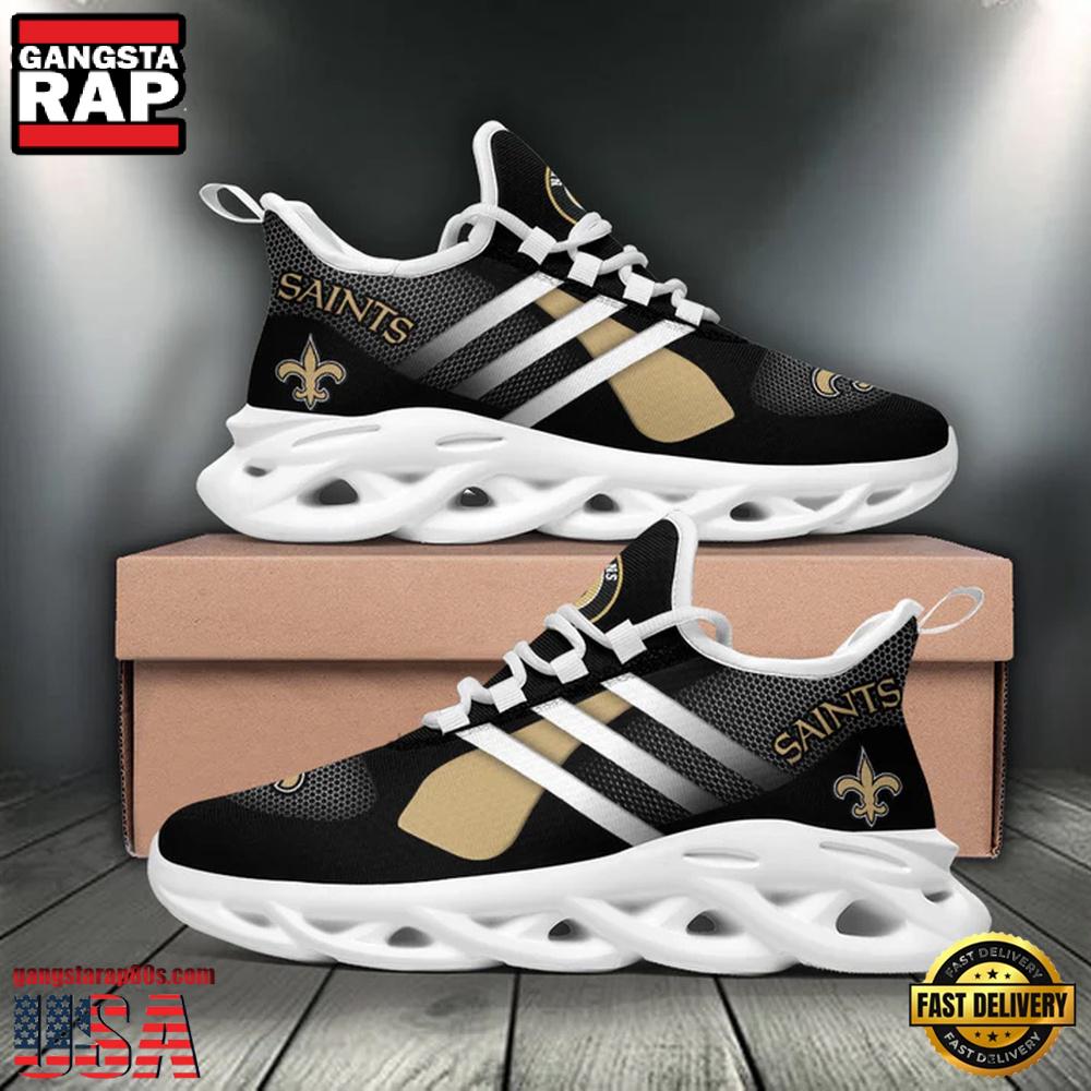 New Orleans Saints NFL Max Soul Shoes Mean Gift For Fans