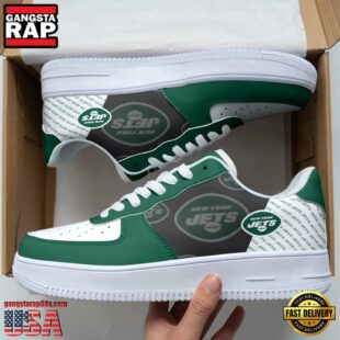 New York Jets Basic Pattern Football NFL Team Air Force 1 Shoes