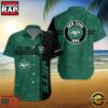 NFL New York Jets Logo Team Custom Name New Design Hawaiian Shirt 2 New York Jets NFL Logo Pattern Custom Hawaiian Shirt
