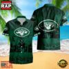 NFL New York Jets New Design Aloha Hawaii Shirt 2 New York Jets Palm Tree Garden Pattern Hawaii Shirt