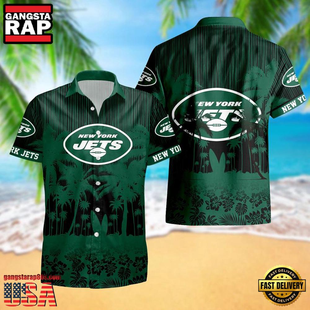 NFL New York Jets New Design Aloha Hawaii Shirt NFL New York Jets New Design Aloha Hawaii Shirt