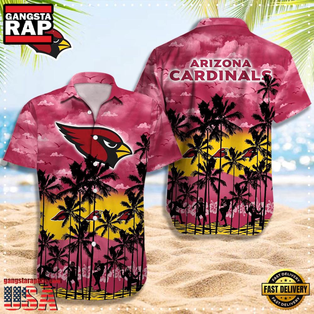 NFL Arizona Cardinals Logo Team Vintage Hawaiian Shirt