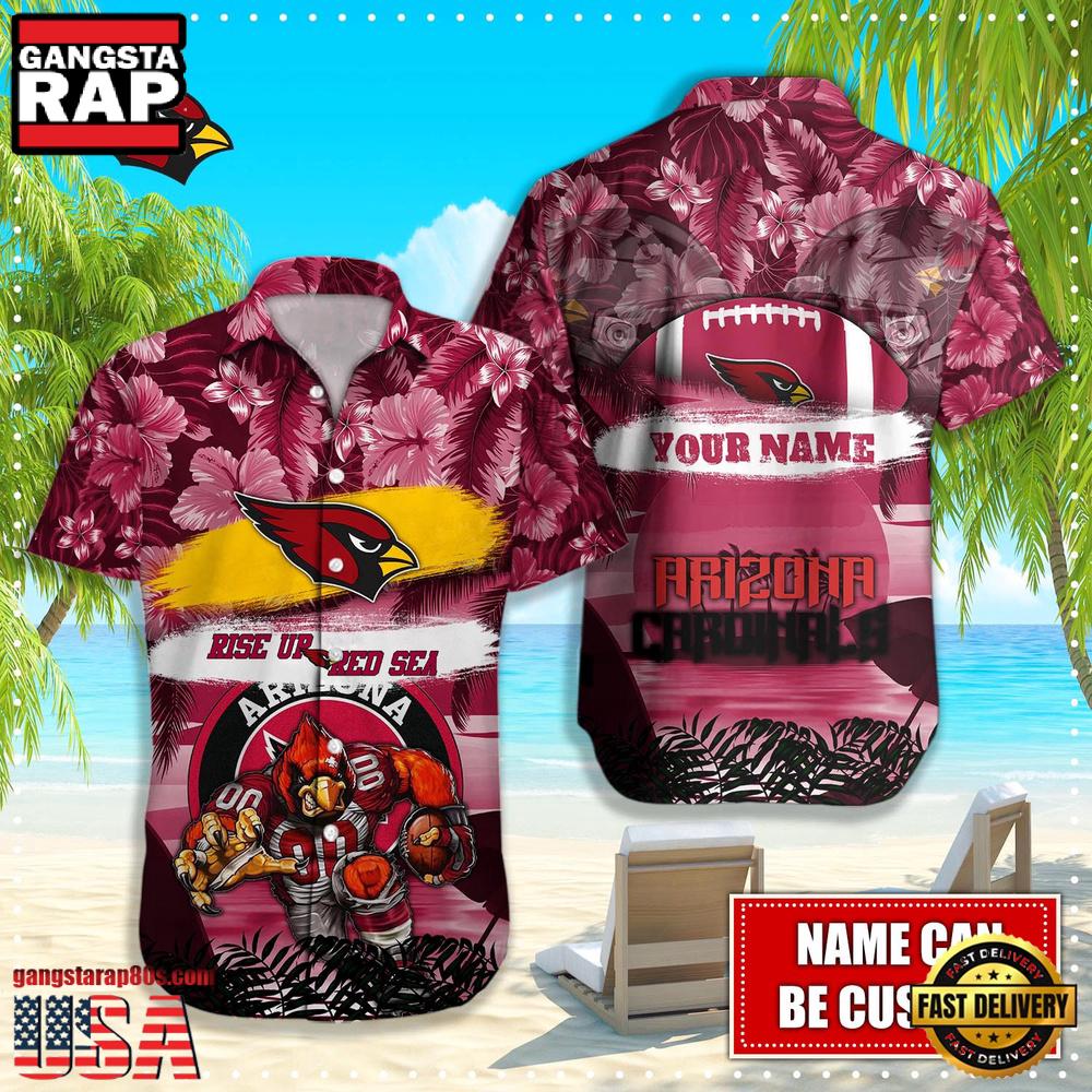 NFL Arizona Cardinals Mascot Football Hawaiian Shirt