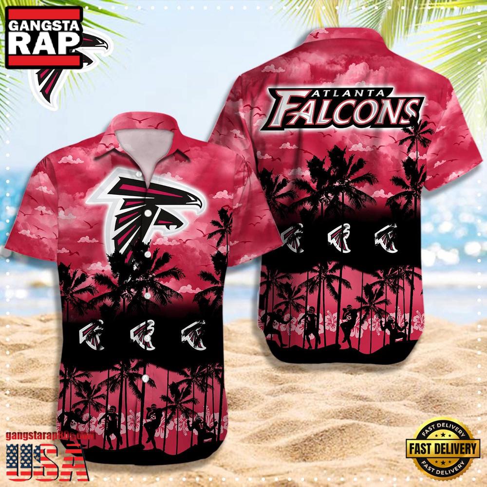 NFL Atlanta Falcons Logo Team Vintage Hawaiian Shirt
