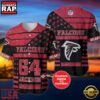 NFL Atlanta Falcons Personalized American Flag Baseball Jersey