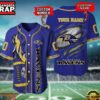 NFL Baltimore Ravens Team Logo Litmited Edition Baseball Jersey