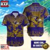 NFL Baltimore Ravens Vintage Style Custom Name Aloha Hawaiian Shirt 2 NFL Baltimore Ravens Vintage Style Custom Name Hawaiian Shirt