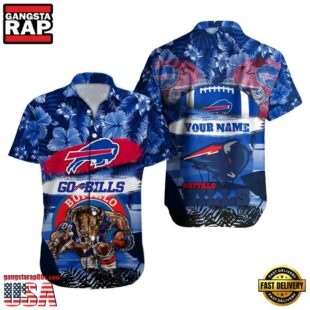 NFL Buffalo Bills Mascot Football Hawaiian Shirt
