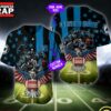 NFL Carolina Panthers Eagle US Flag x Veterans Custom Baseball Jersey