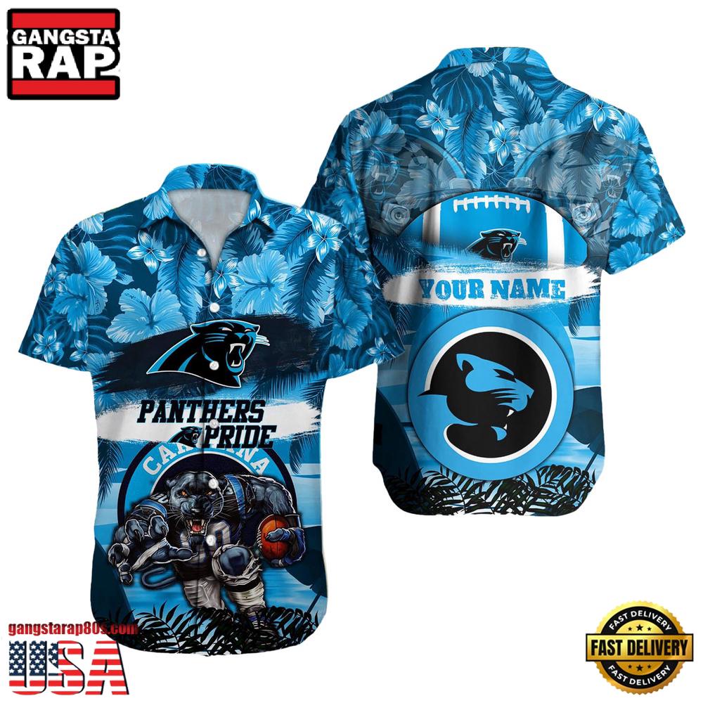 NFL Carolina Panthers Mascot Football Hawaiian Shirt
