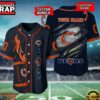 NFL Chicago Bears Team Logo Litmited Edition Baseball Jersey Shirt 2 NFL Chicago Bears Team Logo Litmited Edition Baseball Jersey