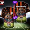 NFL Cincinnati Bengals Eagle US Flag x Veterans Custom Baseball Jersey