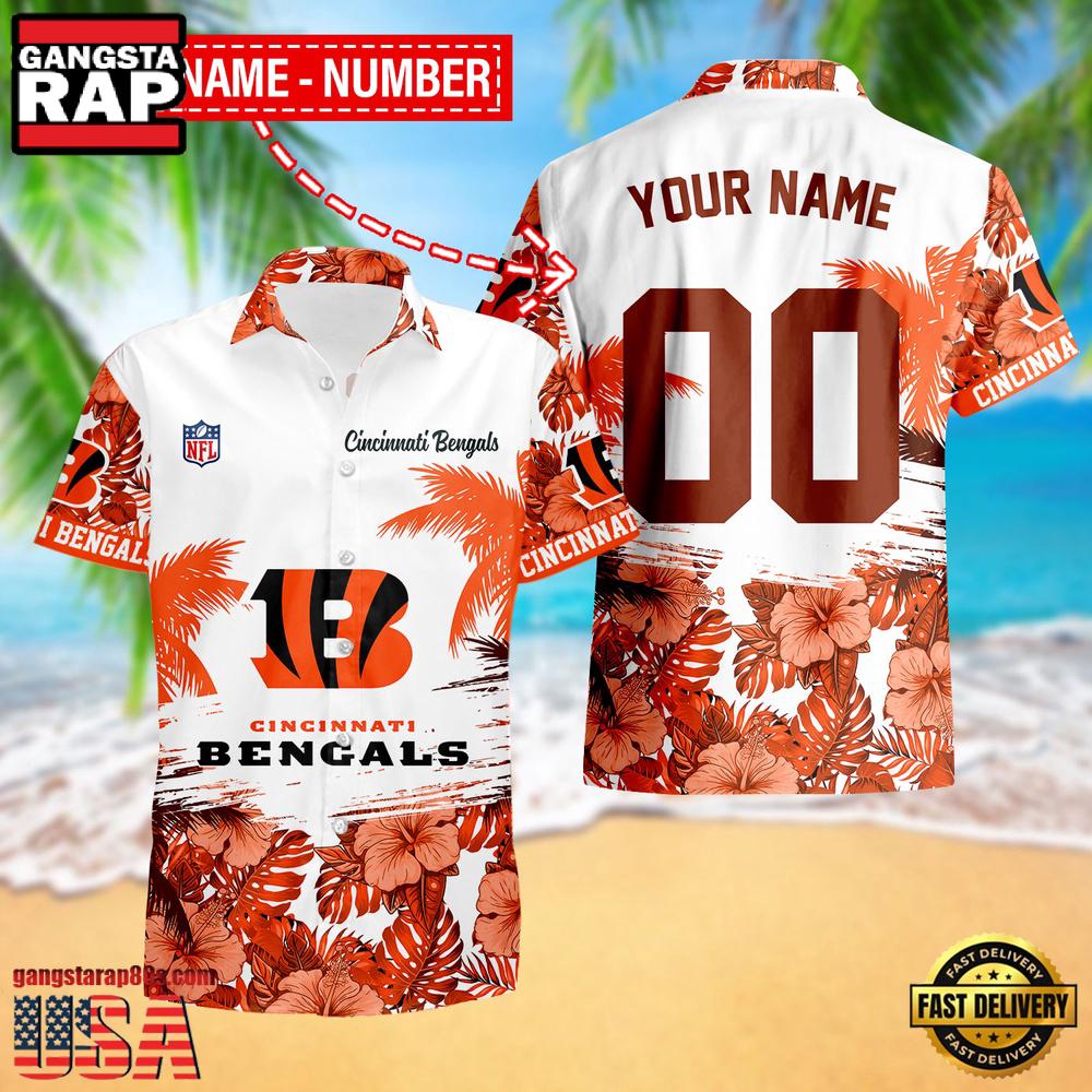 NFL Cincinnati Bengals New Design 2025 Custom Name Number Hawaiian Shirt NFL Cincinnati Bengals New Design 2025 Custom Name Number Hawaiian Shirt