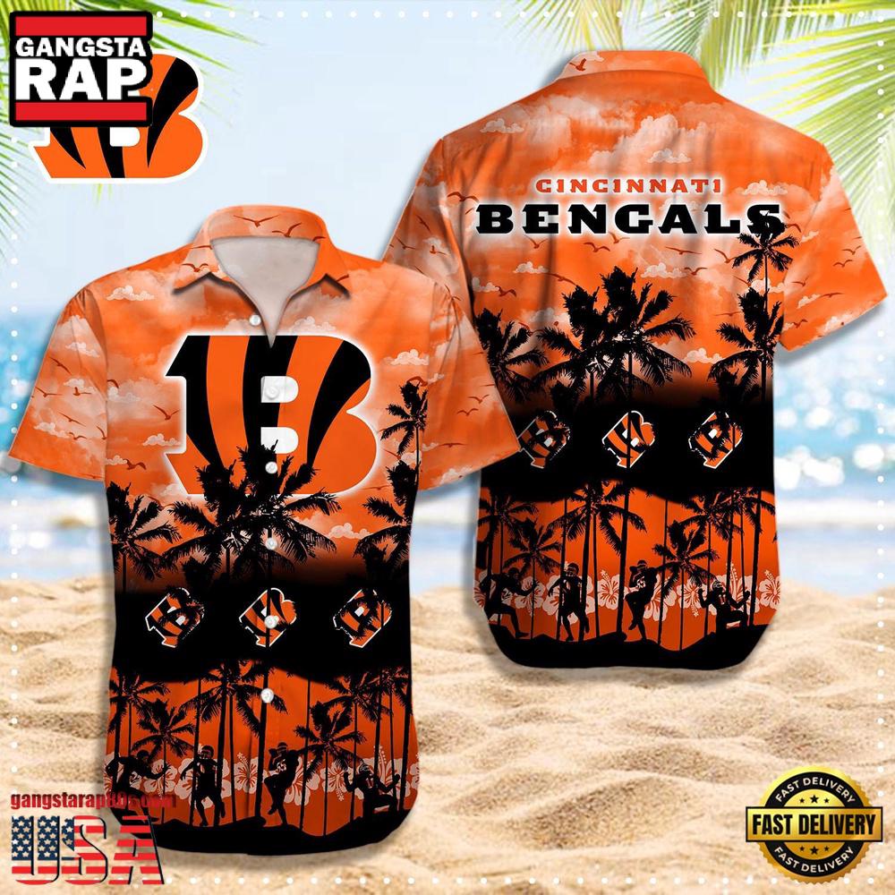 NFL Cincinnati Bengals Logo Team Vintage Hawaiian Shirt