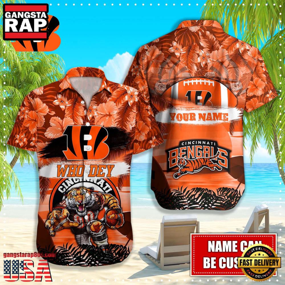 NFL Cincinnati Bengals Mascot Football Hawaiian Shirt