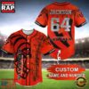 NFL Cincinnati Bengals Personalized Baseball Jersey, Football Team Design Jersey Shirt