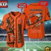 NFL Cleveland Browns Team Logo Litmited Edition Baseball Jersey