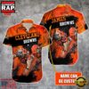 NFL Cleveland Browns Warrior Mascot Custom Name Aloha Hawaiian Shirt 3 NFL Cleveland Browns Warrior Mascot Custom Name Hawaiian Shirt