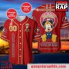 NFL Custom Name Number Disney Mickey San Francisco 49ers Baseball Jersey Shirt