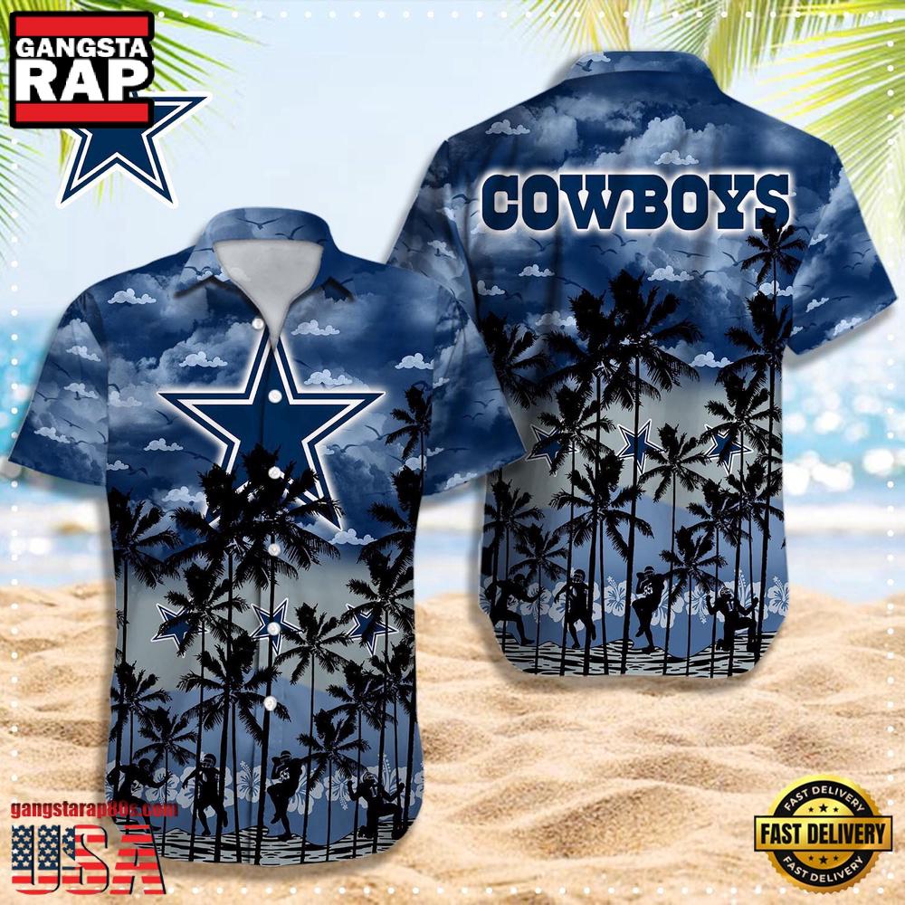 NFL Dallas Cowboys Logo Team Vintage Hawaiian Shirt
