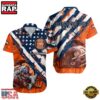 NFL Denver Broncos Football American Flag Mascot Custom Name Hawaiian Shirt