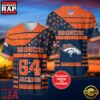 NFL Denver Broncos Personalized American Flag Baseball Jersey