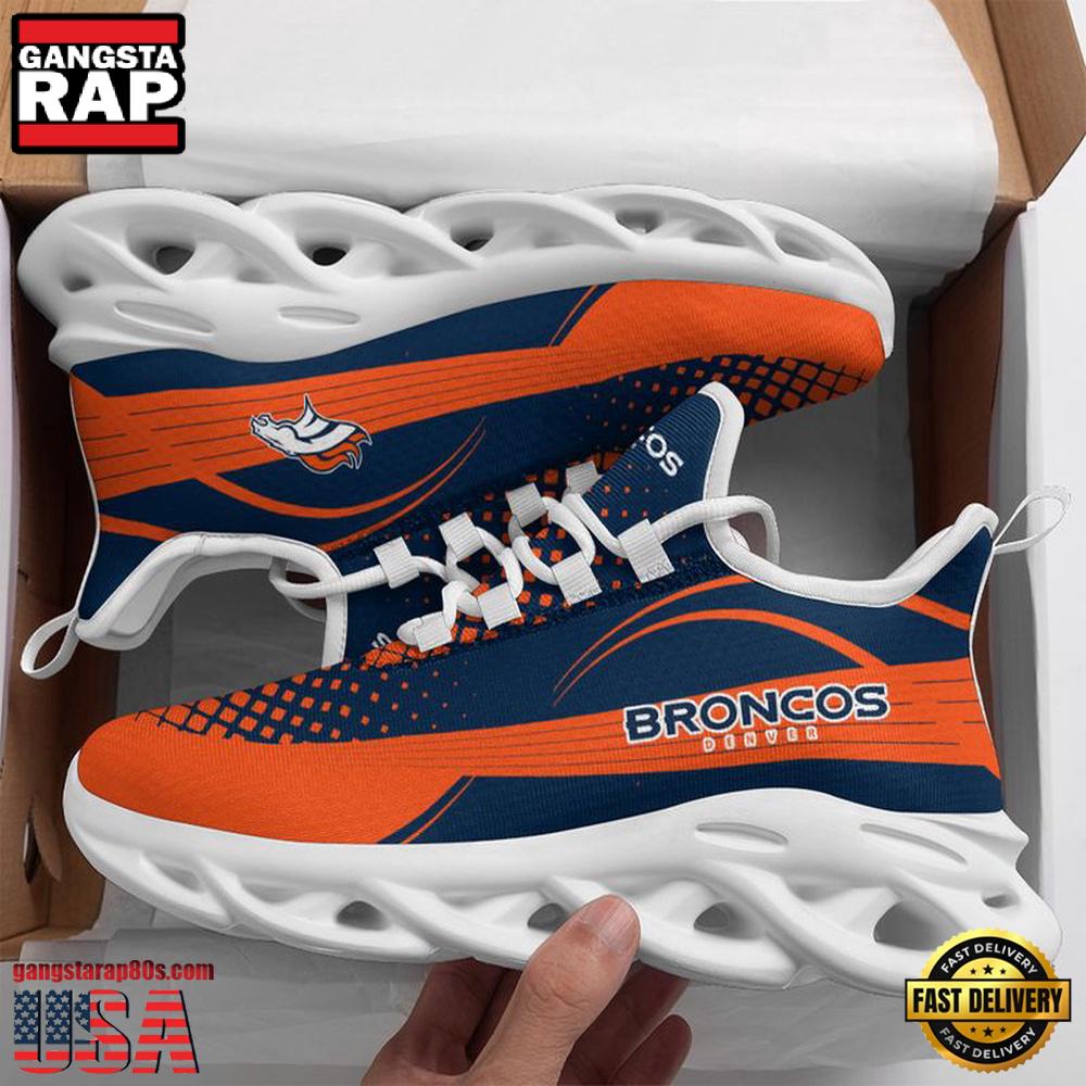 NFL Denver Broncos Waves Pattern Max Soul Shoes