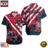 NFL Houston Texans Football American Flag Mascot Custom Name Hawaiian Shirt