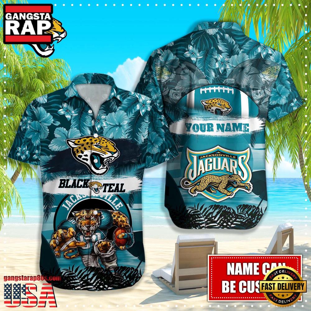 NFL Jacksonville Jaguars Mascot Football Hawaiian Shirt