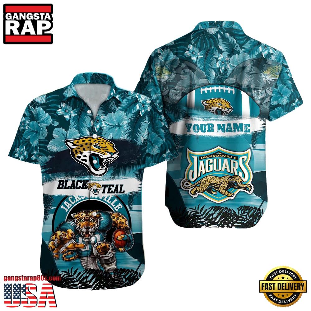 NFL Jacksonville Jaguars Mascot Football Hawaiian Shirt