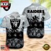 NFL Las Vegas Raiders Logo Team Aloha Hawaiian Shirt 3 NFL Las Vegas Raiders Logo Team Vintage Hawaiian Shirt