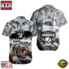 NFL Las Vegas Raiders Mascot Football Aloha Hawaiian Shirt 3 NFL Las Vegas Raiders Mascot Football Hawaiian Shirt