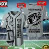 NFL Las Vegas Raiders Team Logo Litmited Edition Baseball Jersey