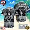 NFL Las Vegas Raiders Vintage Style Custom Name Hawaiian Shirt