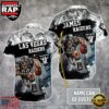 NFL Las Vegas Raiders Warrior Mascot Custom Name Hawaiian Shirt