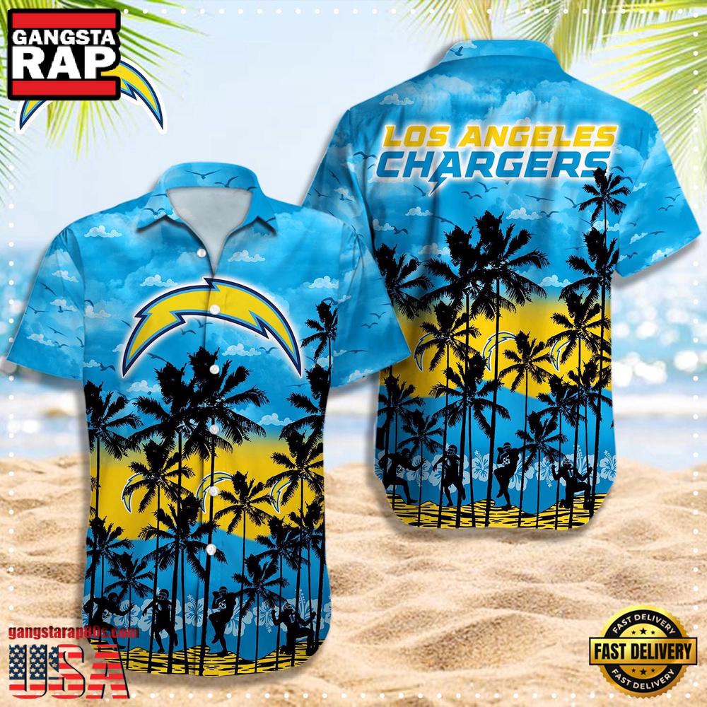 NFL Los Angeles Chargers Logo Team Vintage Hawaiian Shirt