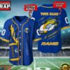 NFL Los Angeles Rams Team Logo Litmited Edition Baseball Jersey