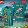 NFL Miami Dolphins Team Logo Litmited Edition Baseball Jersey