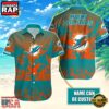 NFL Miami Dolphins Vintage Style Custom Name Hawaiian Shirt